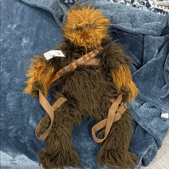 Disney Chewbacca Plush Backpack - Brown and Orange - Picture 1 of 4